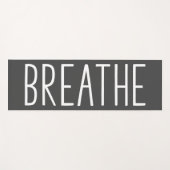 Breathe | Eenvoudige Motivatie offerte voor Boho B Yogamat (Voorkant (horizontaal))