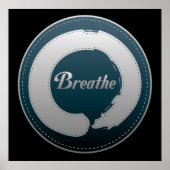 Breathe Enso Stitch Poster (Voorkant)