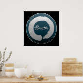 Breathe Enso Stitch Poster (Keuken)