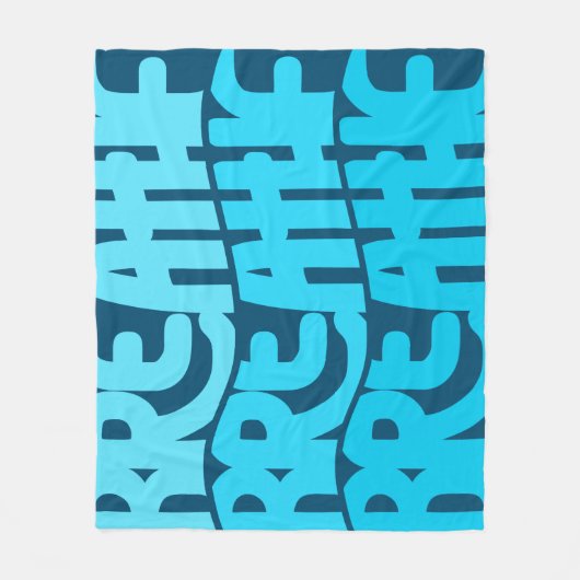 Breathe Fleece Deken (Voorkant)