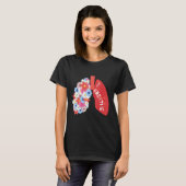 Breathe Floral Lung Respiratory Therapist RT T-shirt (Voorkant volledig)