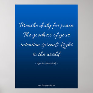 Breathe for Peace Poster