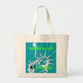Breathe Free Bag Grote Tote Bag (Voorkant)