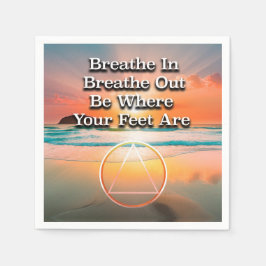 Breathe In Breathe Out Recovery Slogan Sunrise Servet