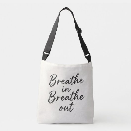 Breathe in, breathe out tote bag (Voorkant)