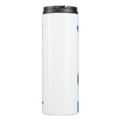 Breathe In Bubble Out Axolotl Yoga Thermosbeker (Achterkant)