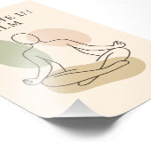 Breathe in Calm Minimalist Meditation Poster (Hoek)