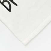 Breathe In Love Breathe Out Gratitude Sitive Motiv Fleece Deken (Hoek)