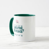 “Breathe in Peace” Minimalist Zen Mug Mok (Voorkant links)
