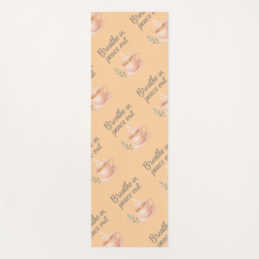 Breathe In, Peace Out Yoga Mat (Voorkant)