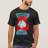 Breathe In Stress Out Yoga T-Shirt | Mindfulness  (Voorkant)