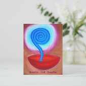 Breathe Just Breathe postcard Briefkaart (Staand voorkant)