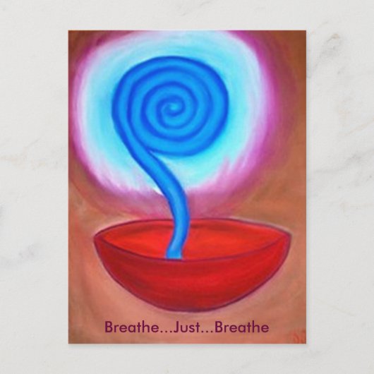 Breathe Just Breathe postcard Briefkaart (Voorkant)