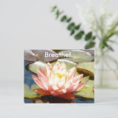 Breathe! Lotus Postcard Briefkaart (Staand voorkant)
