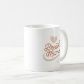 Breathe Mama - Minimalistische Nieuwe Moeder Mok (Voorkant rechts)