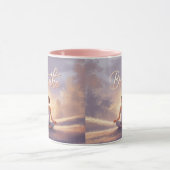 Breathe Meditation Mug Lavender Sky Mok (Midden)