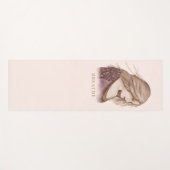 BREATHE Mindful Goddess Yoga Mat | Calm Feminine  (Voorkant (horizontaal))