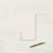 Breathe Minimal Bunny Post-it Notes (Op bureau)
