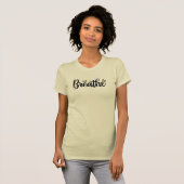 Breathe Minimalist Dames Slim Fit T-shirt (Voorkant volledig)