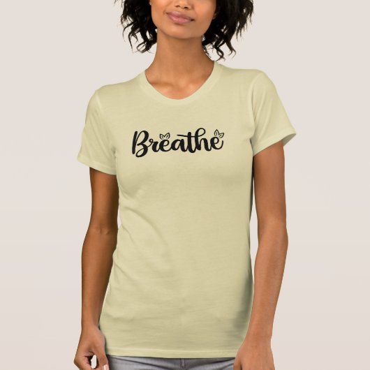 Breathe Minimalist Dames Slim Fit T-shirt (Voorkant)