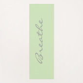 Breathe Modern Script Yogamat (Voorkant)