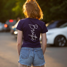 "Breathe" Motivatie T-shirt voor dames