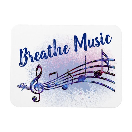 Breathe Music MoonDreams Music Logo Magneet (Horizontaal)