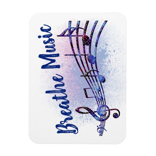 Breathe Music MoonDreams Music Logo Magneet (Verticaal)