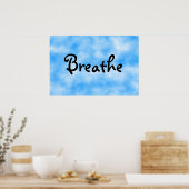 Breathe Poster (Keuken)