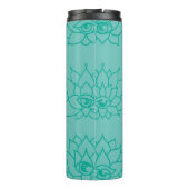 Breathe Relax Dream Lotus Third Eye Custom Name Thermosbeker (Achterkant)