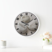 Breathe Relax Smile Gepersonaliseerd Fotoklok Grote Klok (Huis)