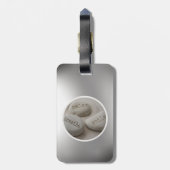 Breathe Relax Smile Luggage Tag Bagagelabel (Achterkant verticaal)