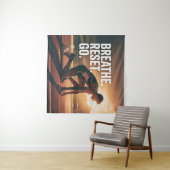 Breathe. Reset. Go. Wandkleed (In Situ (horizontaal))