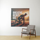 Breathe. Reset. Go. Wandkleed (In situ)
