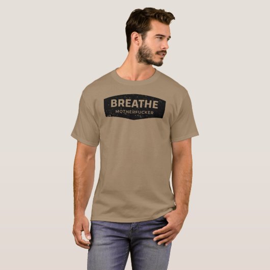 BREATHE retro T-shirt (Voorkant volledig)