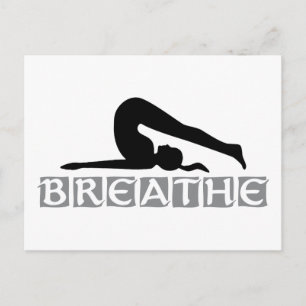 BREATHE Yoga Briefkaart