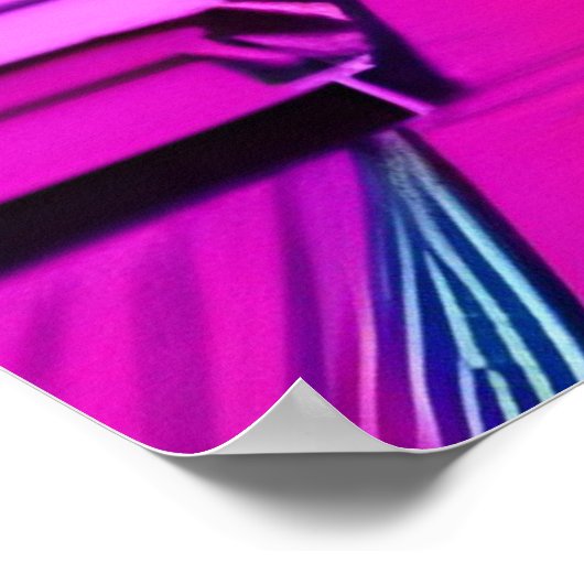 BREATHE - Zonnewaterscène. Bewerkbaar. Poster (Hoek)