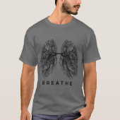 Breatheree Lungs Of Nature Just Breathe Yogaree Of T-shirt (Voorkant)