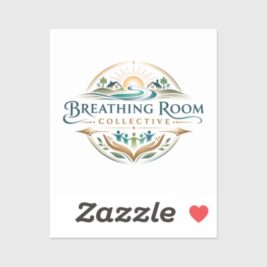 Breathing Room Collective Logo Sticker (Vel)