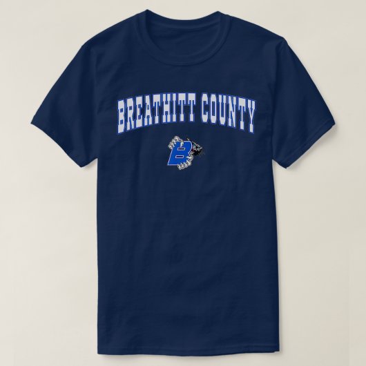 Breathitt County High School Bobcats T-shirt (Design voorkant)