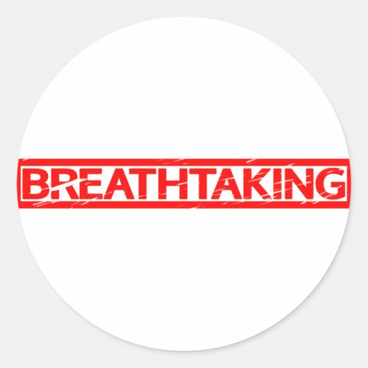Breathonstempel Ronde Sticker (Voorkant)