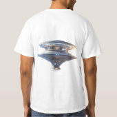 Breathtaking Deep Space Station Illustration |  T-shirt (Achterkant)