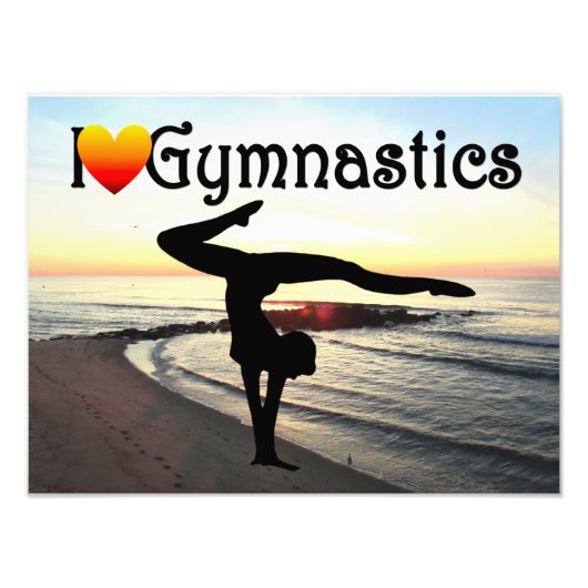 BREATHTAKING GYMNASTICS ONTWERP FOTO AFDRUK (Voorkant)