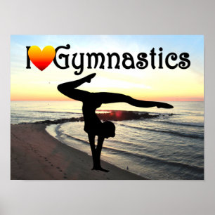 BREATHTAKING GYMNASTICS ONTWERP POSTER