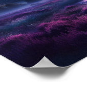 Breathtaking Indigo Twilight Highland Moonlit  Poster (Hoek)