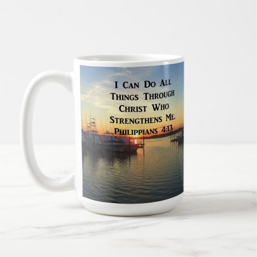 BREATHTAKING PHILIPPIANS 4:13 SCRIPTURE KOFFIEMOK (Links)
