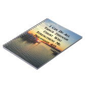 BREATHTAKING PHILIPPIANS 4:13 SCRIPTURE NOTITIEBOEK (Linkerzijde)