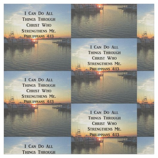 BREATHTAKING PHILIPPIANS 4:13 SCRIPTURE STOF (Swatch)