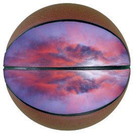 Breathtaking sunset basketbal