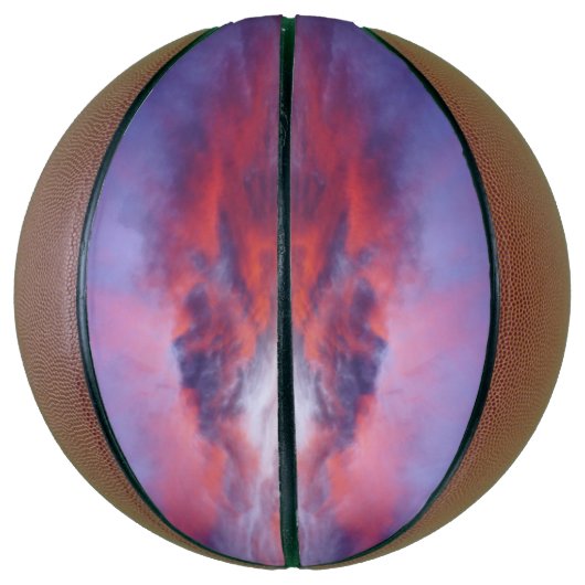 Breathtaking sunset basketbal (Verticaal)